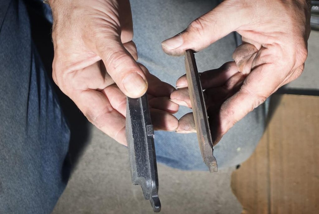 Worn Brake Pads