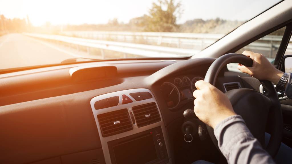 Manual Car Braking traffic