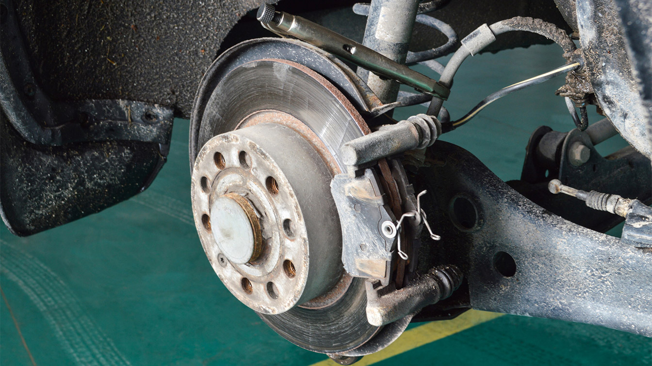 Damaged Brake Lines car