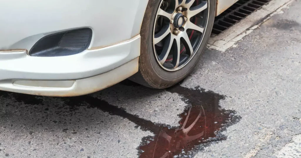 Car coolant leak