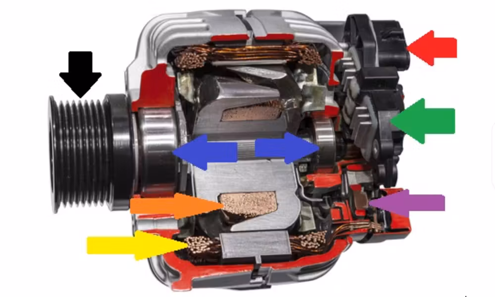 how does a car alternator work