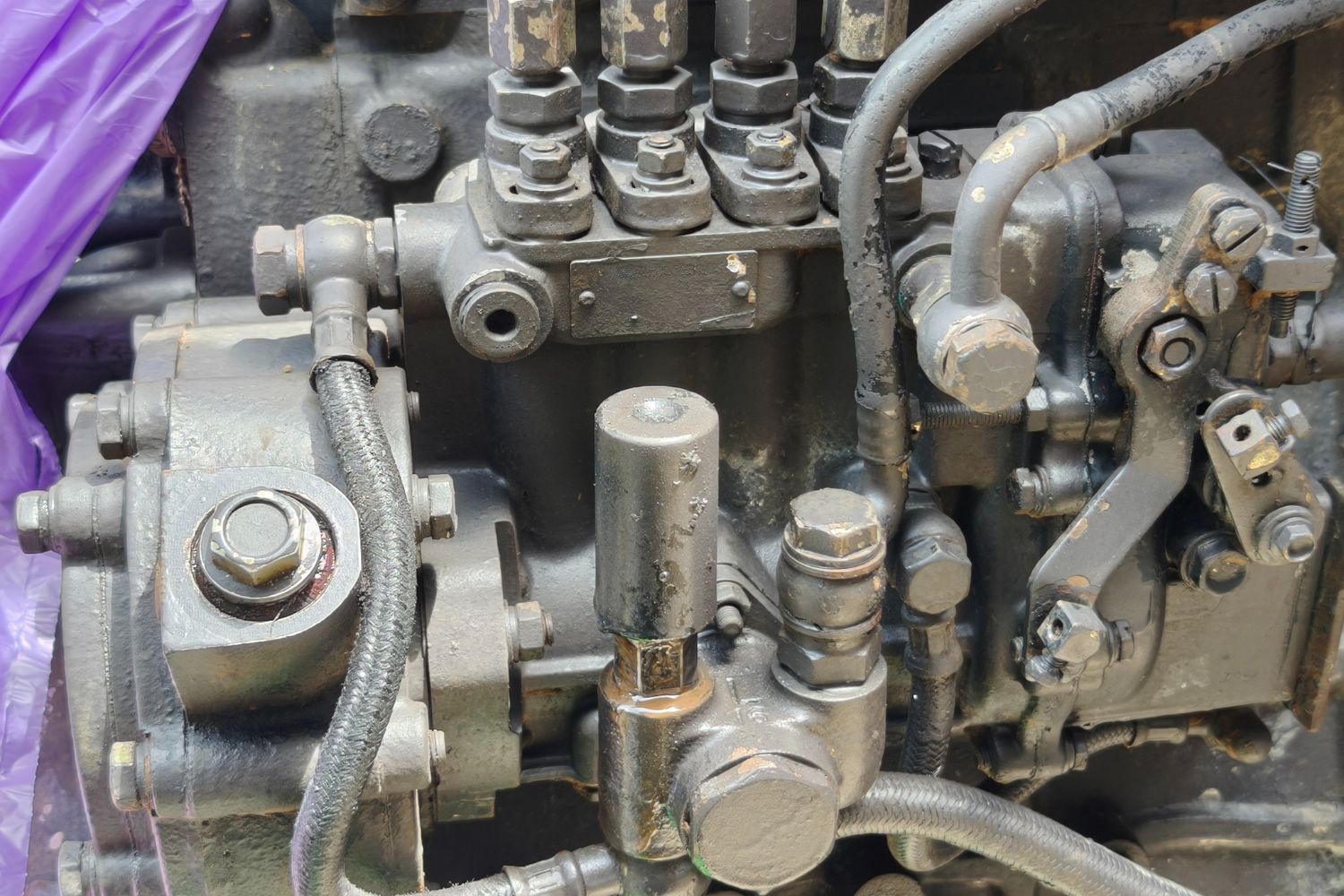 diesel in gas engine repair